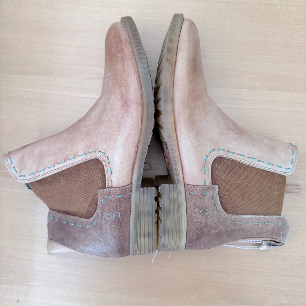 Tan Leather Ankle Boots